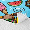 thumbnail image 5 of spefrowx Cartoon Summer Gorilla Twin Quilt Set for Teens, Kawaii Duck Pool Twin Coverlet Set, 2 Pieces, 5 of 7