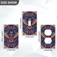 thumbnail image 7 of Yayeee Toggle Light Switch Wall Plate 1-Gang 4.5"x2.7" Home Decorative Outlet Cover, Geometric Eagle, 7 of 7