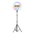 thumbnail image 1 of Aro de Luz LED Profesional 45cm Gadgets And Fun RGB iluminacion blanca y de colores 18 pulgadas, 1 of 5