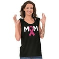 thumbnail image 3 of Breast Cancer Awareness Mom Fighter Tank Top Tee Shirt Women Brisco Brands S, 3 of 6
