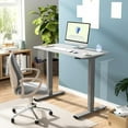 Standing Desk 40 x 24 Inches WholePiece Desktop Height Adjustable Desk