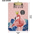 thumbnail image 3 of FMSHPON FamingoCrown Palm Leaves Polka Dots Clipboard Hardboard Wood Nursing Clip Board and Pull for Standard A4 Letter 13x9 inches, 3 of 8