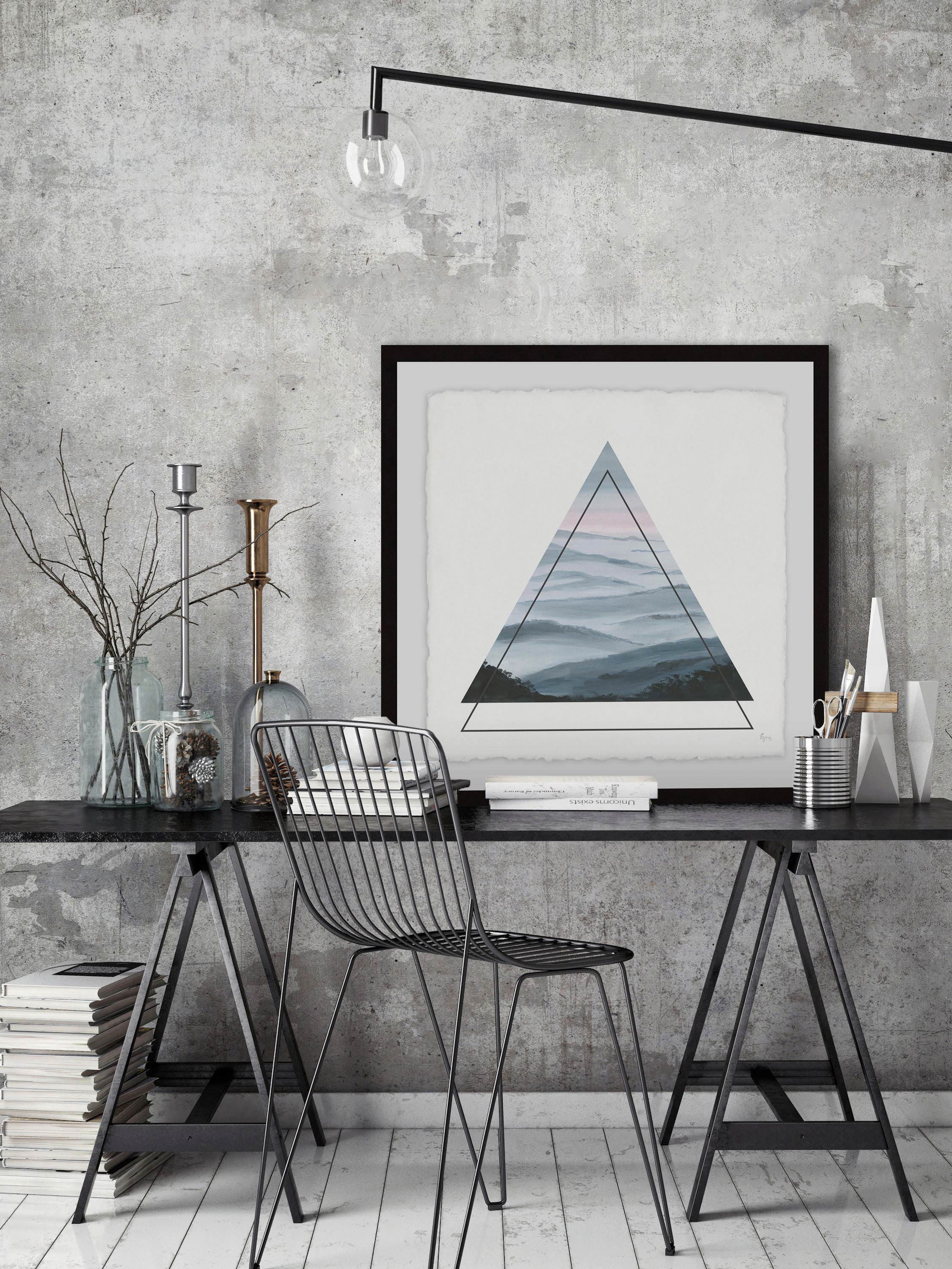 Into the Mist Framed Painting Print
