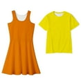 thumbnail image 1 of Squid Game Lady T-shirt + Dress Set Two Piece Outfit Cosplay, 1 of 5