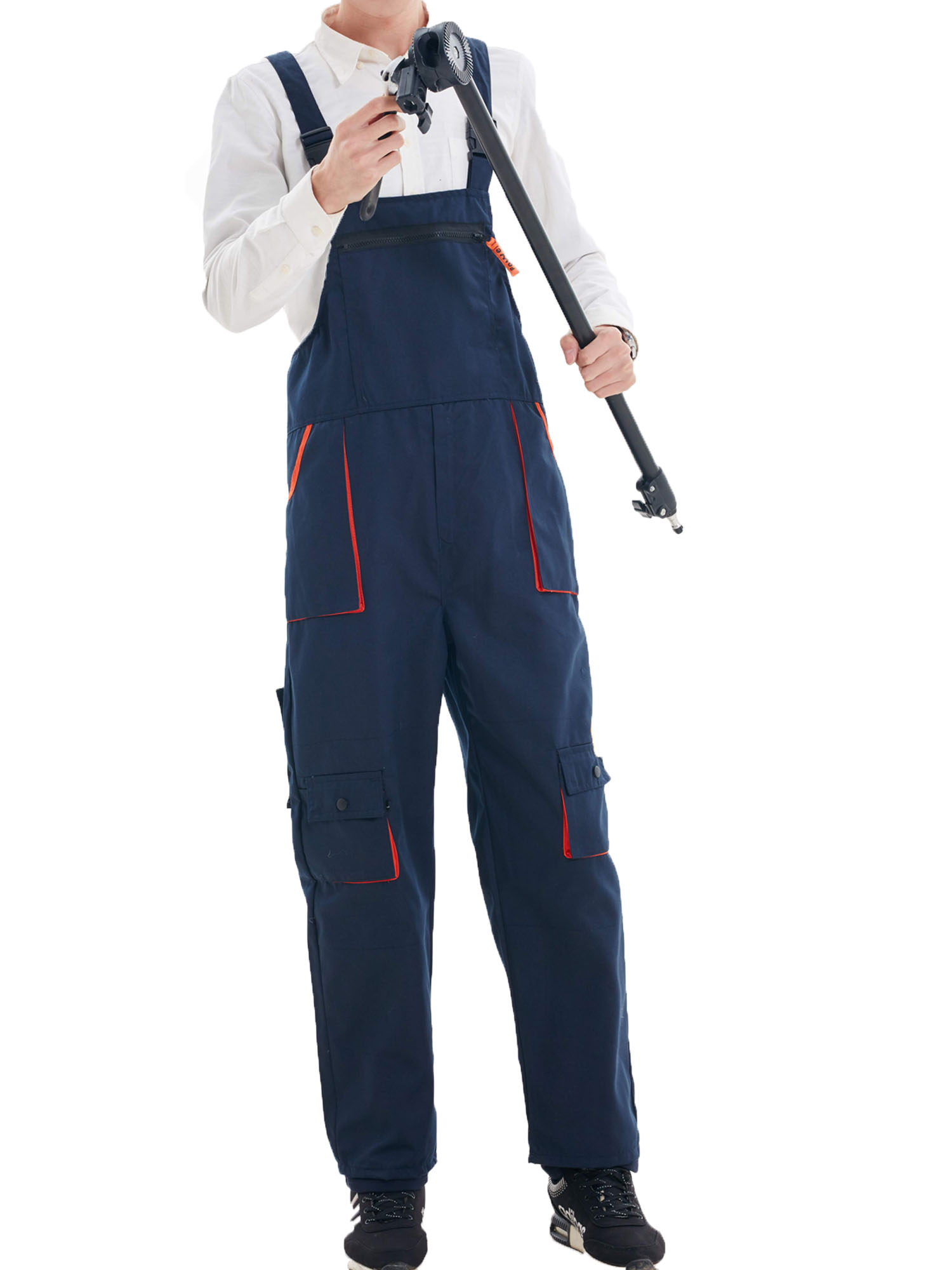 GuliriFei Men's Large Sleeveless Garage Jumpsuit