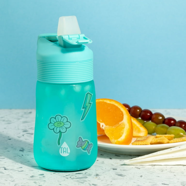 Owala Flip Kids Stainless Steel Water Bottle / 14oz / Color:  Orange/Blue/Green