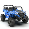 thumbnail image 3 of iRerts 12v Ride on Cars with Remote Control, Electric Ride on Toys UTV for Kids Boys Girls Ages 3-5 Gifts, Kids Cars Ride on Vehicles with Bluetooth, MP3 Music Playback, LED Light, Horn, Blue, 3 of 7