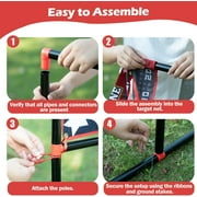 VROGTIK Football Toss Game Outdoor Toy for Kids Ages 3-8 1 Pack