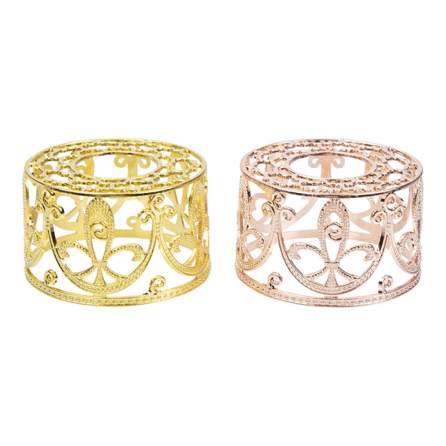 NIAIZEK Réchaud à Cire Style Européen Poêle à Cire Métal Rose Doré Lot de 2 pour Hommes Femmes
