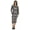 Dark Gray, variant on Bimba Printed Long Bodycon Dress With Pockets For Women Full Sleeves Dress Midi Dress