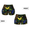 thumbnail image 5 of Lsque Game Play Pattern High Waisted Biker Shorts for Women-Tummy Control Fitness Athletic Workout Running Yoga Gym Shorts,Moisture-Wicking-Small, 5 of 9