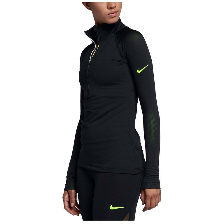 Nike women's hyperwarm half zip top