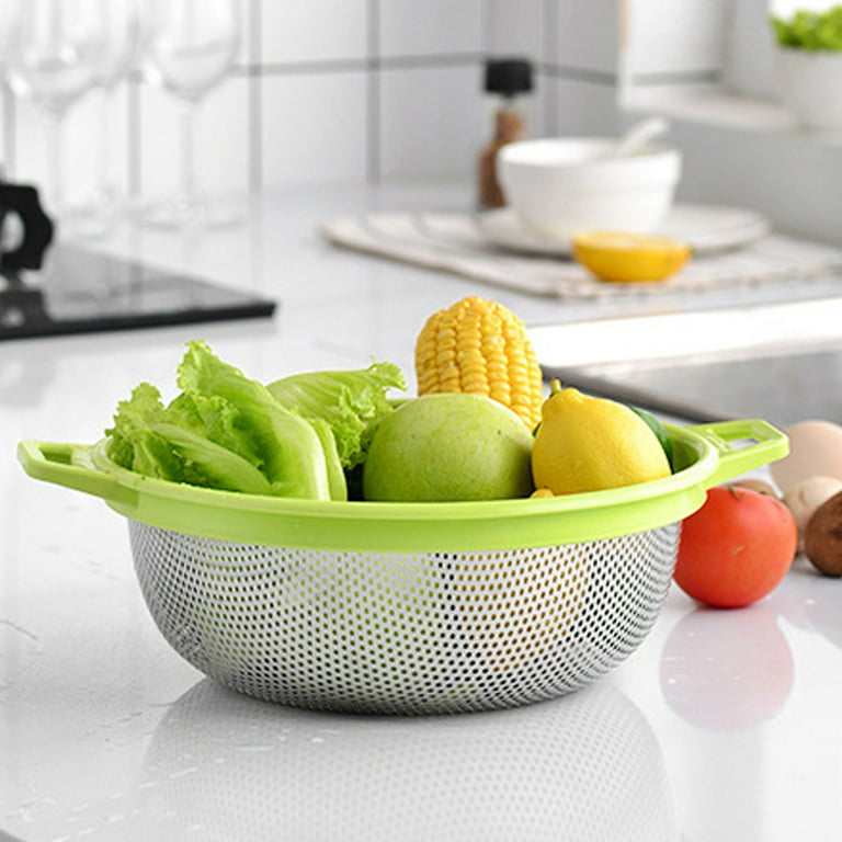 OXO Softworks Colander with Green Handles