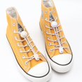 thumbnail image 4 of Lacets Ronds de Sport Sans Attaches, Dégagement Rapide, Verrouillage à Ressort Réglable, Lacets Élastiques, Accessoires de Chaussures pour Enfants et Adultes, Beige, 4 of 6