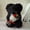Black, variant on Cute Artificial Rose Flower Teddy Bear Thumb Hug - Romantic I Love You Decoration for Valentine's Day, Perfect Gift for Mom, Grandma, Wife, and Sister