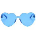 thumbnail image 5 of 3 uds gafas de sol con forma de corazón de amor rojo gafas de sol sin montura para Mardi Gras gafas de sol de playa de fiesta de verano oso de fresa  Hogar, 5 of 5
