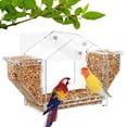 thumbnail image 1 of Prndkhn Window Bird Feeder, Clear Birdfeeder for Window, Squirrel-Proof Bird Watching with Strong Suction Cup, Large Food Storage Design Bird Feeder for Outdoor Decor, 1 of 8