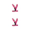 thumbnail image 1 of ZLight LED Reflective Vest Straps with High Visibility Reflector Elastic Belt Highlight Safety Gear Night Running Accessories Pink 2Set, 1 of 6