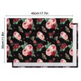 thumbnail image 5 of Pioneer Flower Floral Print Pattern Summer Placemats Table Placemats Set Of 6-Linen Kitchen Washable Placemats Table Mats 12x18 Inch Non-Slip Heat Resistant, 5 of 5