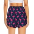 thumbnail image 4 of Goofa Cute Flamingo Printed Women 2 in 1 Running Shorts,Quick Dry Athletic Workout Shorts,High Waisted Athletic Shorts with Liner Pockets-XX-Large, 4 of 9