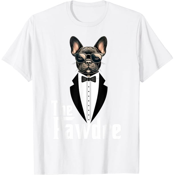 ThePawdre - Camiseta divertida para perro, padre, papá, pata, bulldog francés
