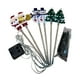 thumbnail image 4 of 6 luces solares navideñas para camino, para jardín, exteriores, alimentadas por energía solar Estilo A, 4 of 9