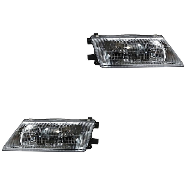 Par de Faros TYC Lucino 1996 A 1998 Nissan Con ajuste