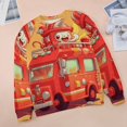 thumbnail image 6 of Fire Engine Car Truck Women's Floral Printed Sweatshirt Long Sleeve Crewneck Casual Loose Vintage Graphic Pullover Tops, 6 of 7