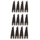 thumbnail image 1 of Mueble Caja Giratoria Plegable Tapa Soporte Bisagra Tono Bronce 12 Piezas, 1 of 5