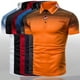 thumbnail image 3 of Verano De Algodón Polo Camisas Para Los Hombres Cuello De Pie De Moda Casual Deporte Polos De Manga Corta Tops Camiseta De Ropapangjing, 3 of 3