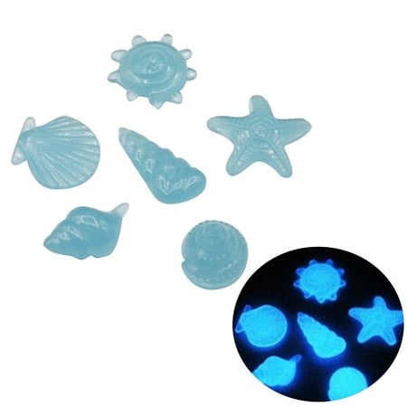 WMYC 100Pcs Conch Luminous Stone Aquarium Fish Tank Landscaping