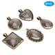 thumbnail image 5 of Bandeja de Base colgante de Ovel en forma de corazón de Metal, cúpulas de cristal, joyería, accesorio de herramienta DIY, 5 of 5