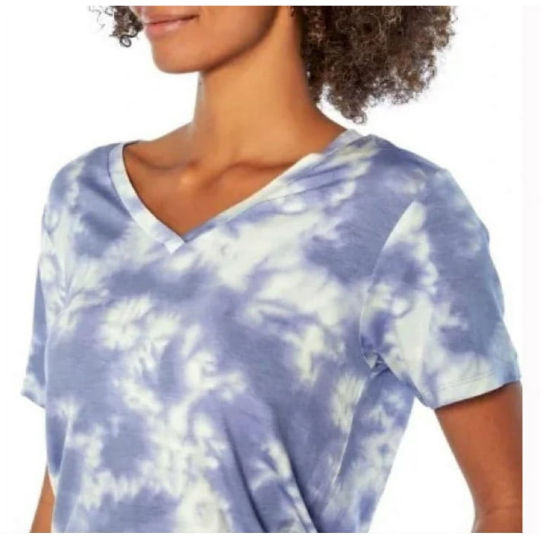 Smokey Tie Dye Elastic Waist Top Smokey Tie Dye Elastic Waist Top