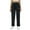 Black, variant on Ramiter Womens Pants Women's Elastic Waist Wide Leg Pants Frill Loose Trousers Palazzo Pants Black,XL