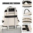 thumbnail image 4 of JIALIOU Mini Backpack Purse for Women Quilted Casual Daypack Small Travel Shoulder Bag, Apricot, 4 of 7