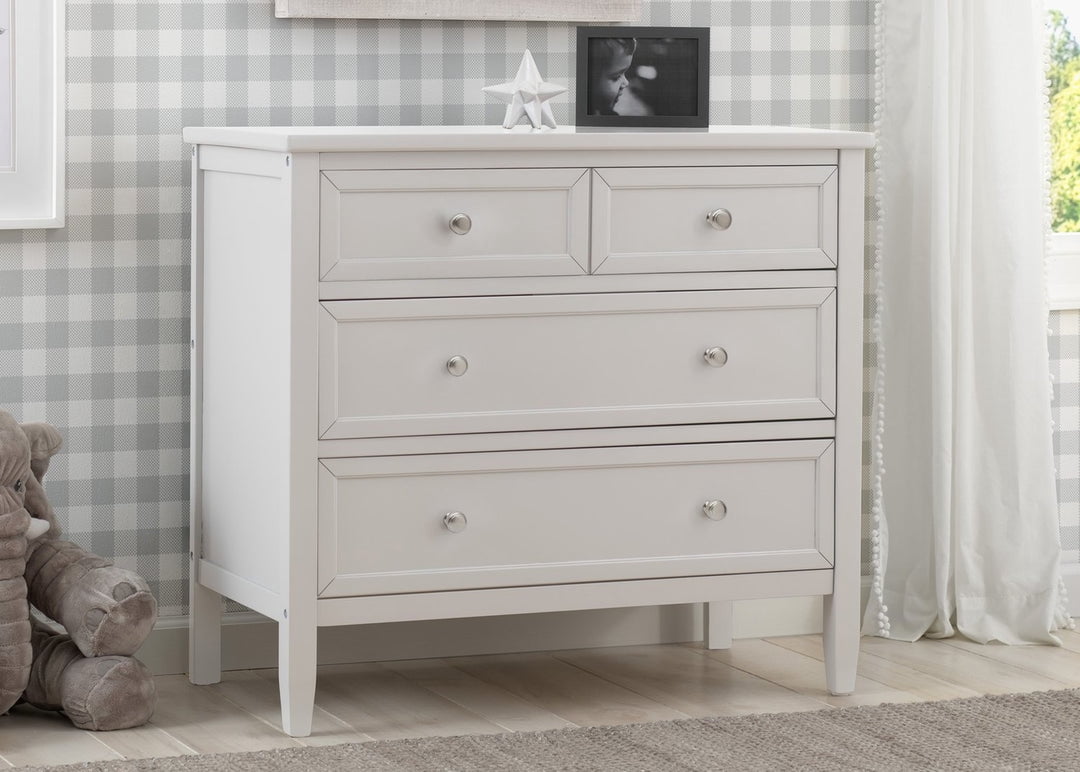 Delta Children Epic 3-Drawer Dresser, White