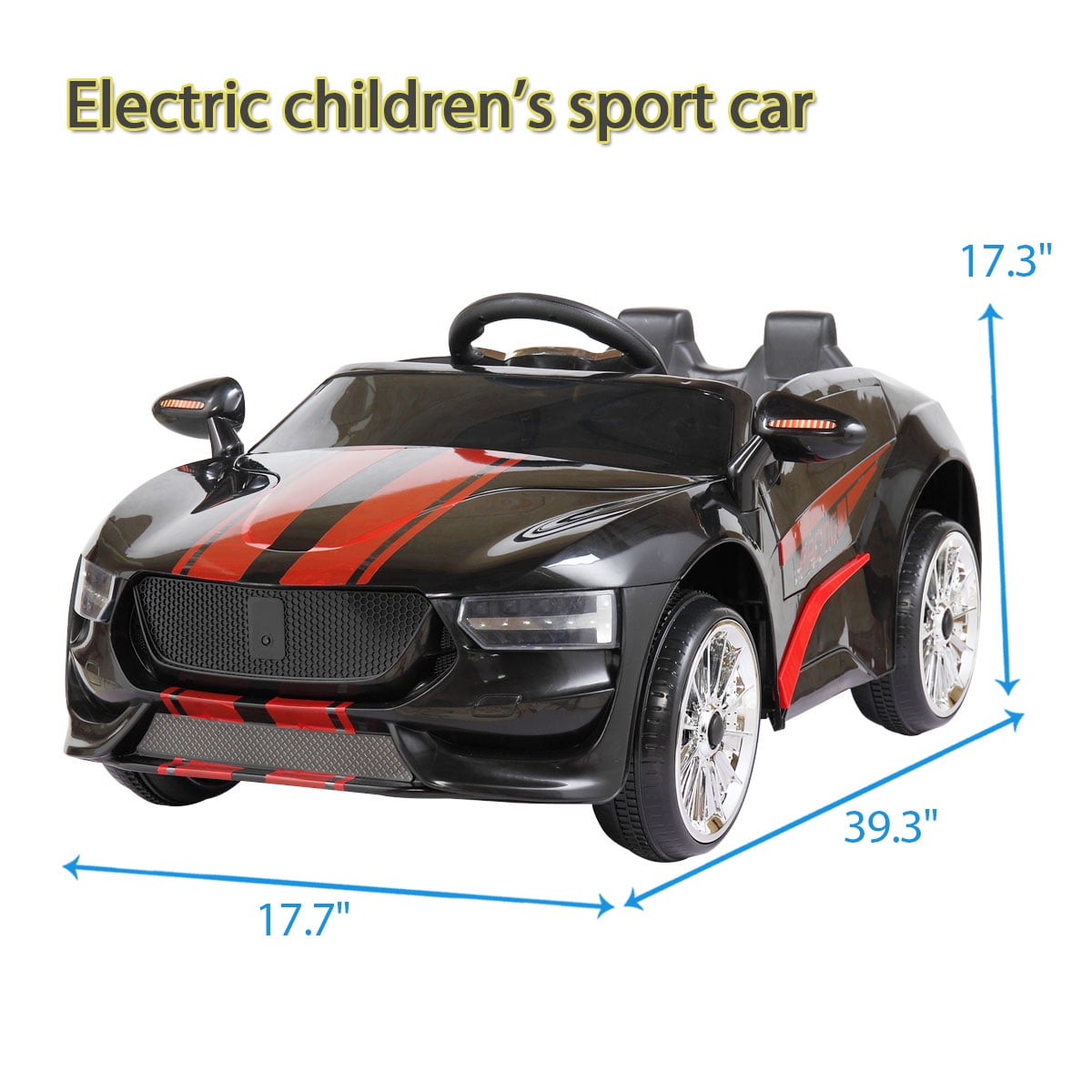 Kepooman 6 V Electric Car Powered Ride-On with Remote Control and LED Lights Kepooman 6 V Electric Car Powered Ride-On with Remote Control and LED Lights