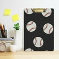 thumbnail image 6 of GZHJMY Baseball Clipboard A4 Standard Size Decorative Clipboard with Low Profile Metal Clip for Students Men Women Classroom and Office Whiteboard Clipboards, 6 of 7