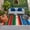 Multi, variant on Mexican Serape Outdoor Rug 3x5 Ft, Non Slip Washable Area Rug, Colorful Stripes Vertical Lines Abstract Patio Rugs Carpet Runner, Large Floor Mat for Indoor/Outdoor Deck Porch Camping
