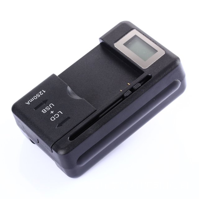 Adaptador De Cargador De Batería Móvil Universal Ee. Uu. Ue Con Pantalla Indicadora Lcd Para Teléfonos Celulares Puerto Usb Sweethay EL013259-02