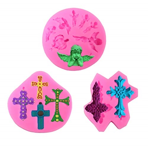 Sugar craft Mould Fimo Fondant mold Baby shoes Pram non stick silicone rubber
