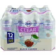 Clear American Black Cherry Sparkling Water 33.8 Fl. Oz., 12 Count