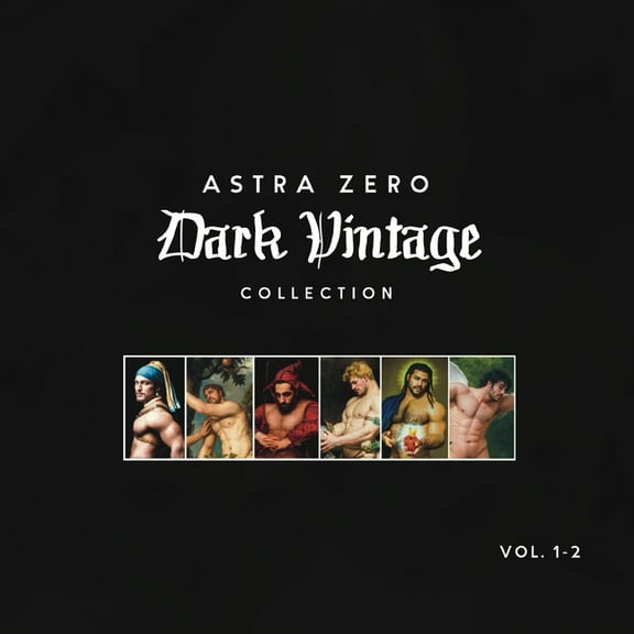 Dark Vintage Collection Astra Zero Dark Vintage Vol.1-2 Combined - 8.5x8.5": Economy Edition, (Paperback)
