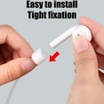 thumbnail image 3 of Magnetic Anti-Lost Lanyard for Airpods pro/2/3 Soft Silicone Airpod Accessories Neck Strap and Holder Strap for Running,Fitness,Dancing 3 Pcs(White/Blue/Black), 3 of 5