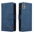 thumbnail image 3 of Case for Samsung Galaxy A22 5G Cover Zipper Pocket Wallet Case Magnetic Protective - Blue, 3 of 5