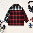thumbnail image 5 of Vedolay Boys Shirts 2023 Casual Hoodie Coat Toddler Boys Girls Solid Color Baby Clothing Red,130, 5 of 5