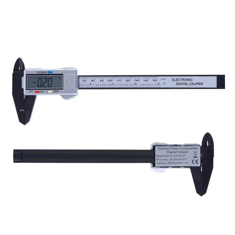 150mm/6inch LCD Digital Electronic Gauge Stainless Steel Vernier Caliper Ruler 150mm/6inch LCD Digital Electronic Gauge Stainless Steel Vernier Caliper Ruler