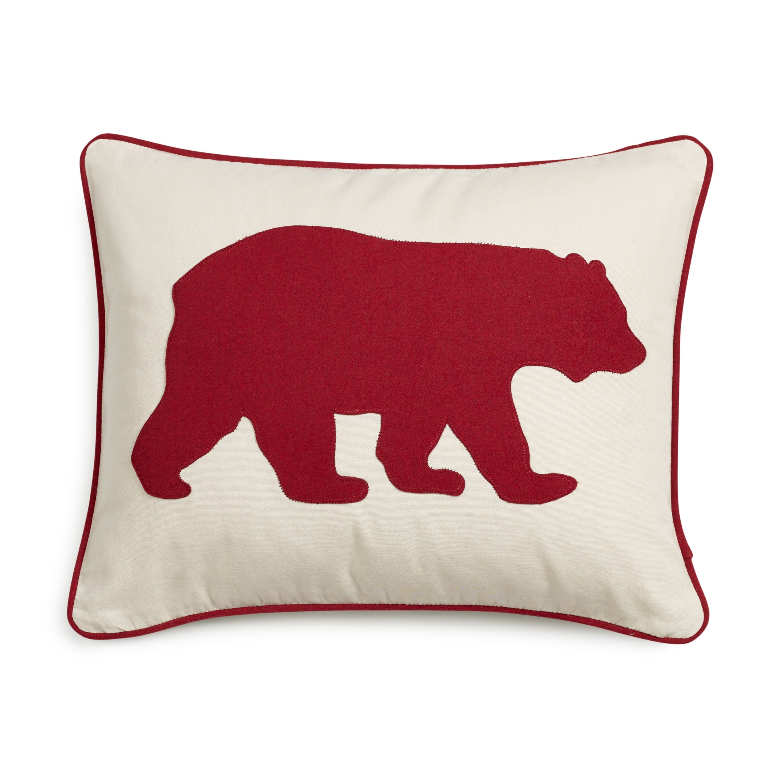 Eddie Bauer Bear Felt 3 Colors Decorative Pillows