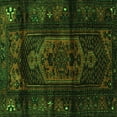 thumbnail image 1 of Ahgly Company Indoor Square Persian Green Traditional Area Rugs, 5' Square, 1 of 1