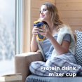 thumbnail image 5 of Boieioe Vasos mezcladores para batidos de proteínas Botella mezcladora de proteínas de 20 oz, a prueba de fugas, el mezclador perfecto para el gimnasio, botella pre-entrenamiento, vaso coctelera, bati, 5 of 5